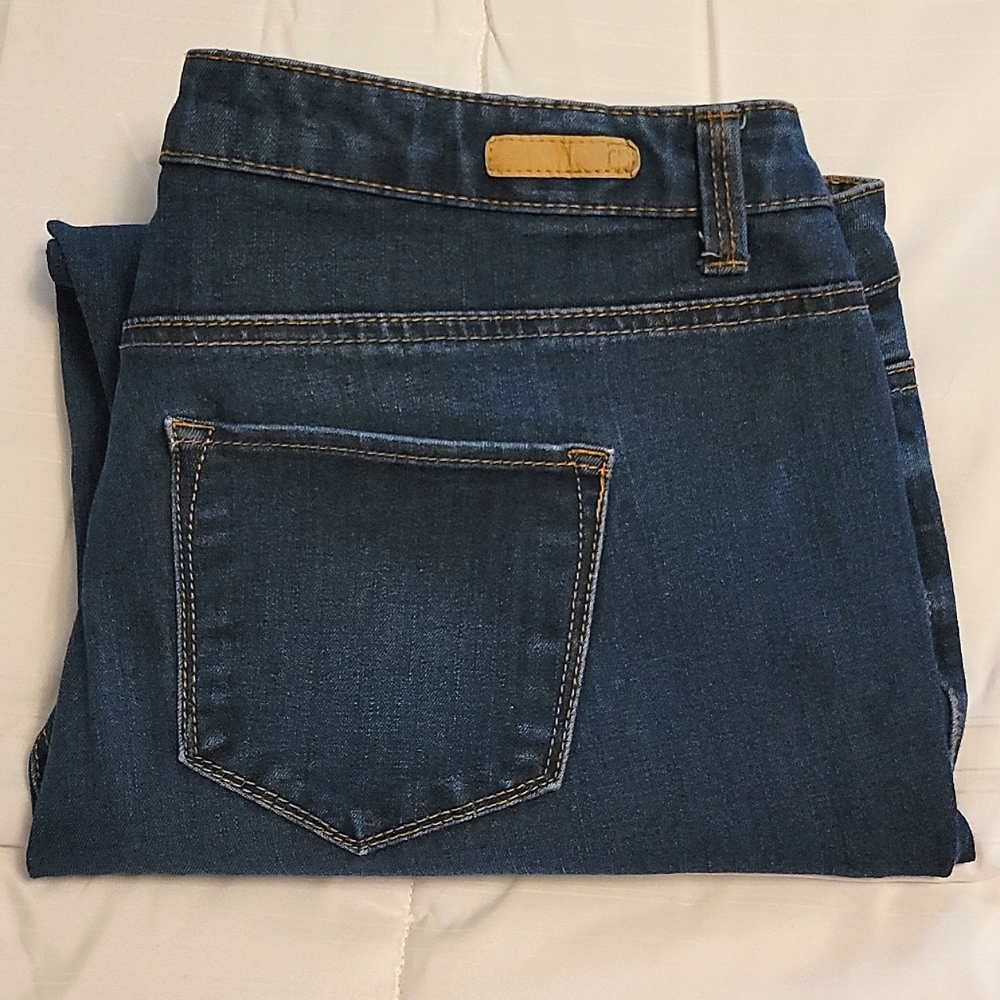 True Craft Dark Wash Skinny Jeans
